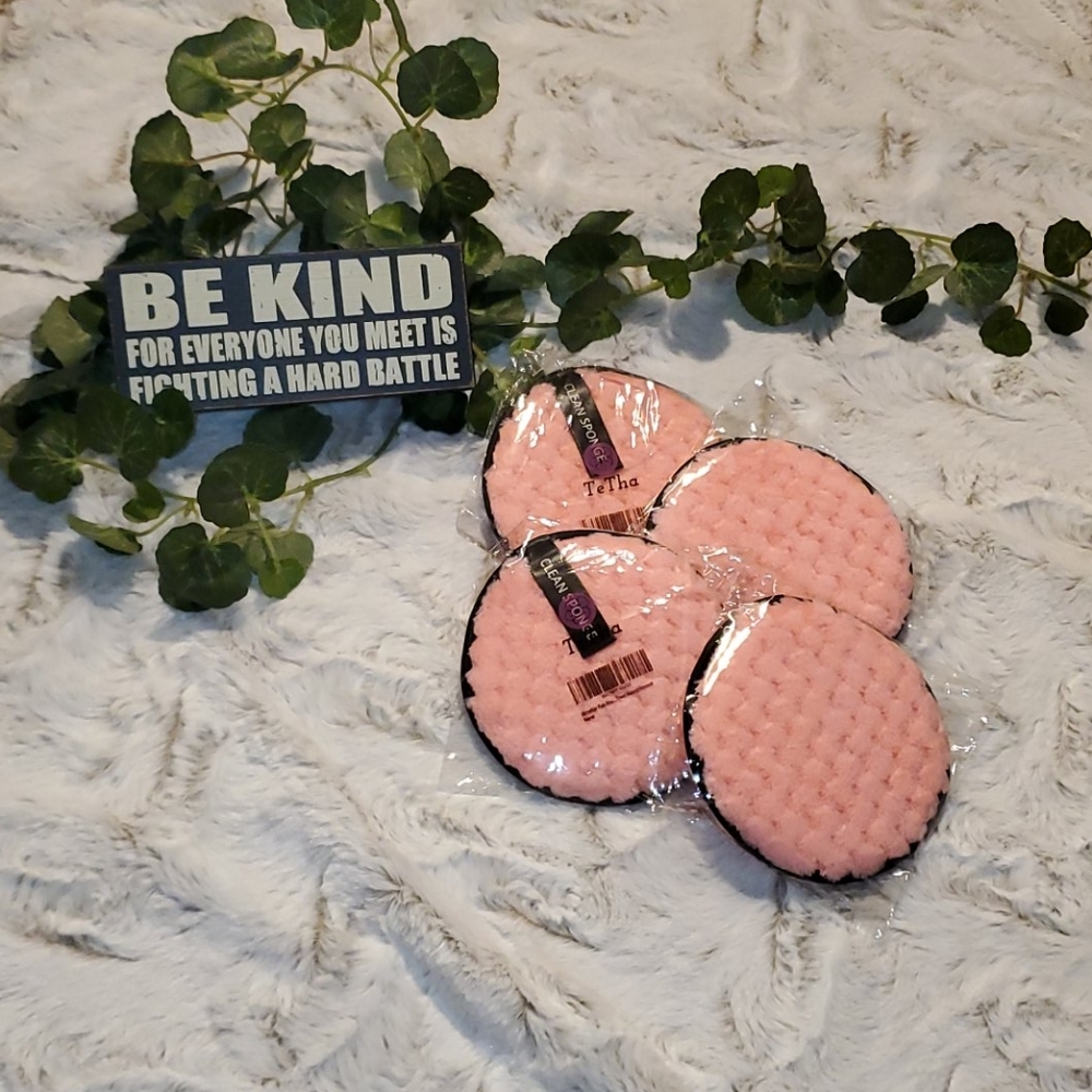 4 pack reusable makeup remover pads